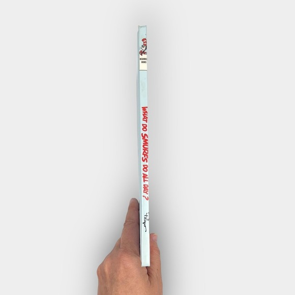 Beginner Books What Do Smurfs Do All Day 1983 Peyo Random House Hardcover - Picture 3 of 8